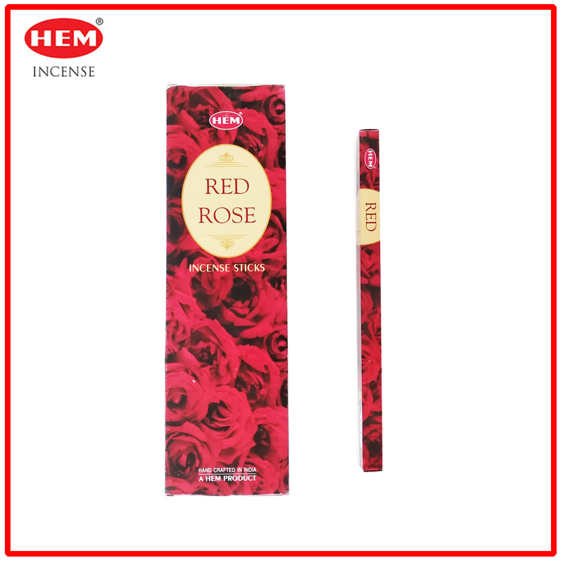 (8 pcs per box) ROSE Travel 100% natural Indian handmade travel incense sticks HSQUARE-ROSE